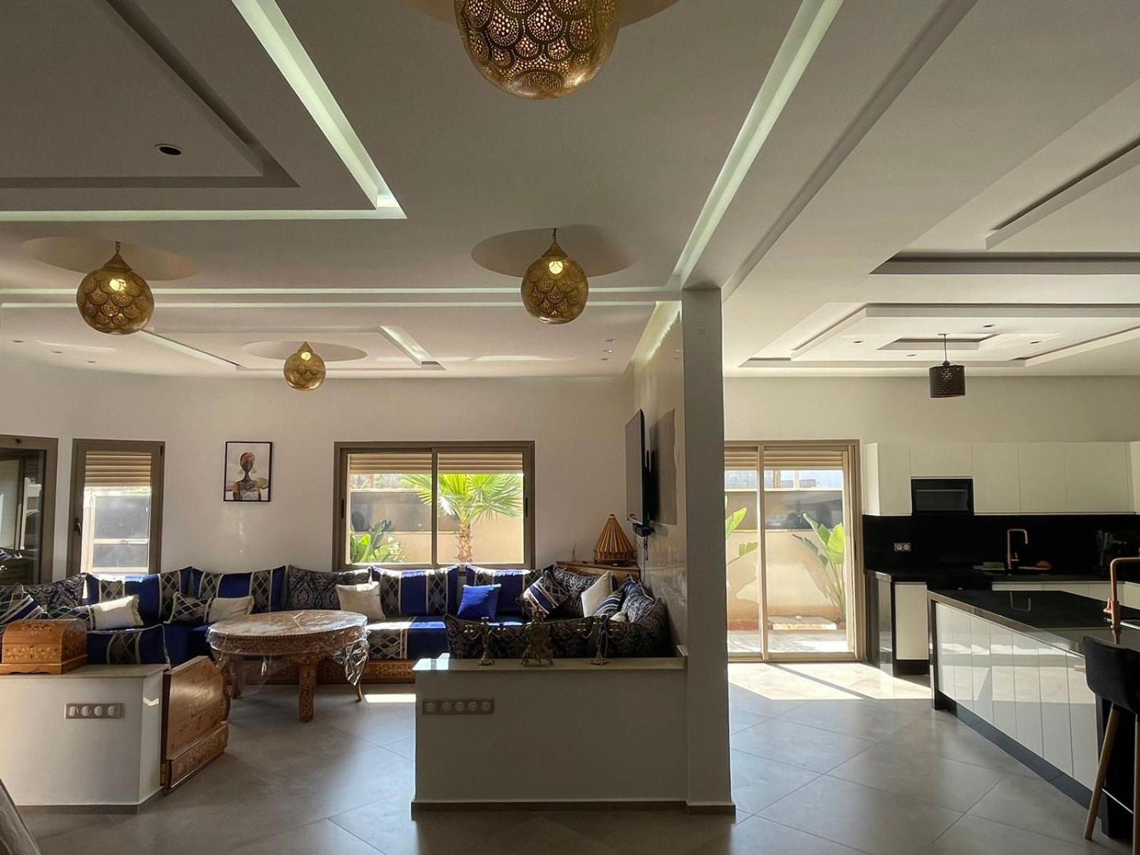 Villa Moderne A 5 Min De La Plage Avec Jardin Et 3 Salons Esauira Exterior foto