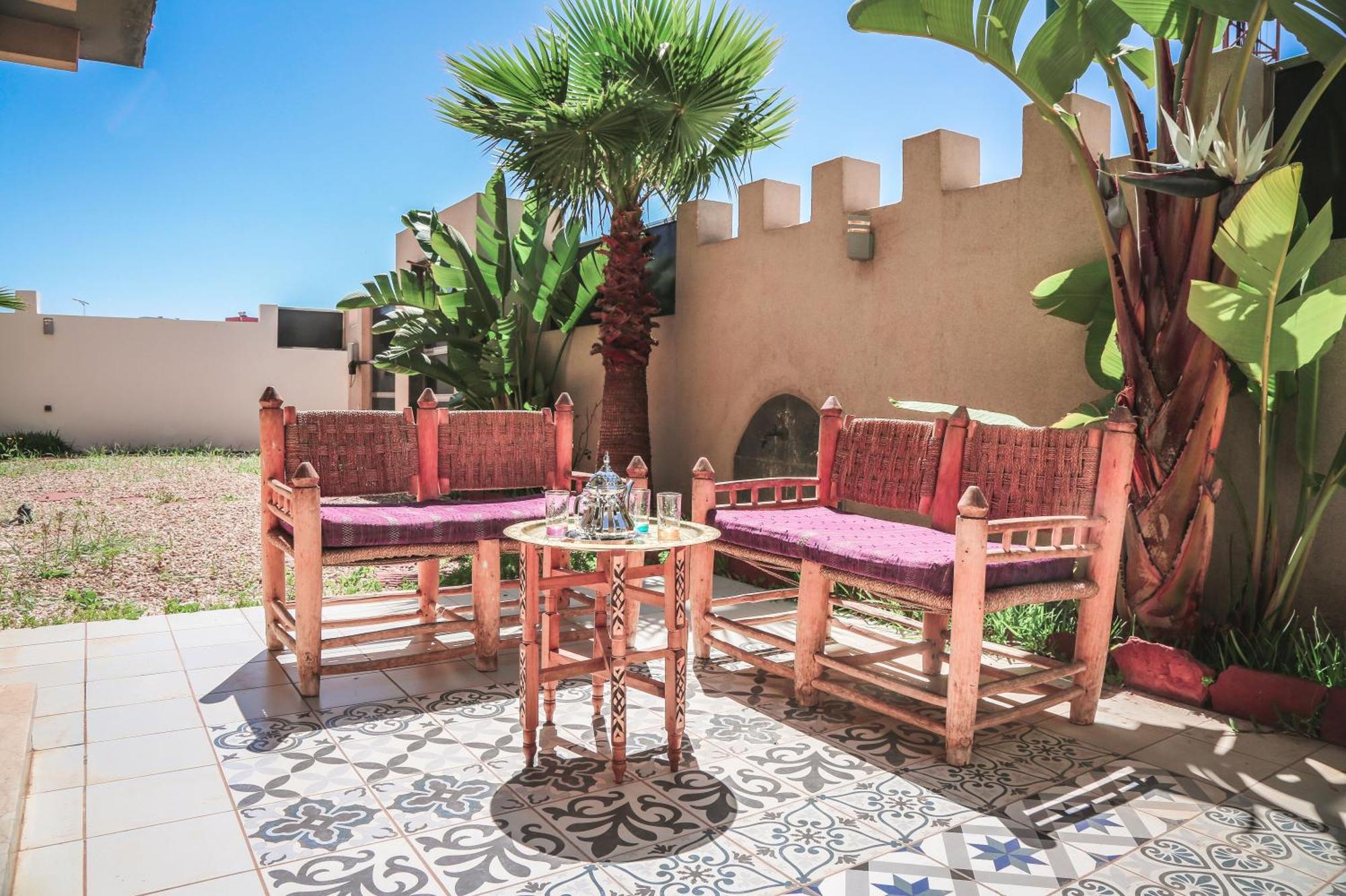 Villa Moderne A 5 Min De La Plage Avec Jardin Et 3 Salons Esauira Exterior foto